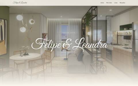 Site Felipe & Leandra